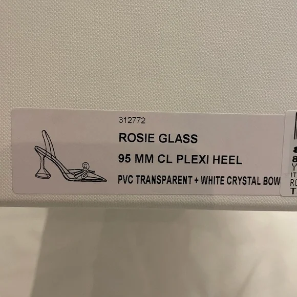 Brand new with box. Never worn. Amina Muuadi Rosie PVC Slingback size 38 - Picture 4 of 4